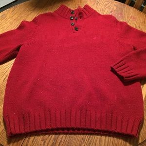 Red Nautica Pullover sweater